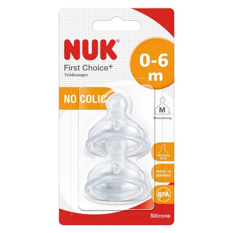 Nuk Tetina First Choice Sili blister x 2 talle 1