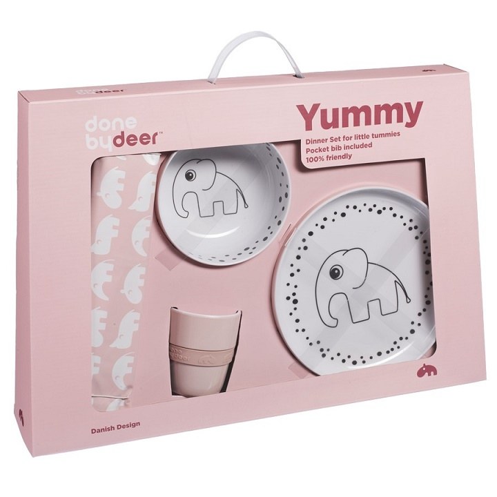 DONE BY DEER Dinner Set Yummy Rosa