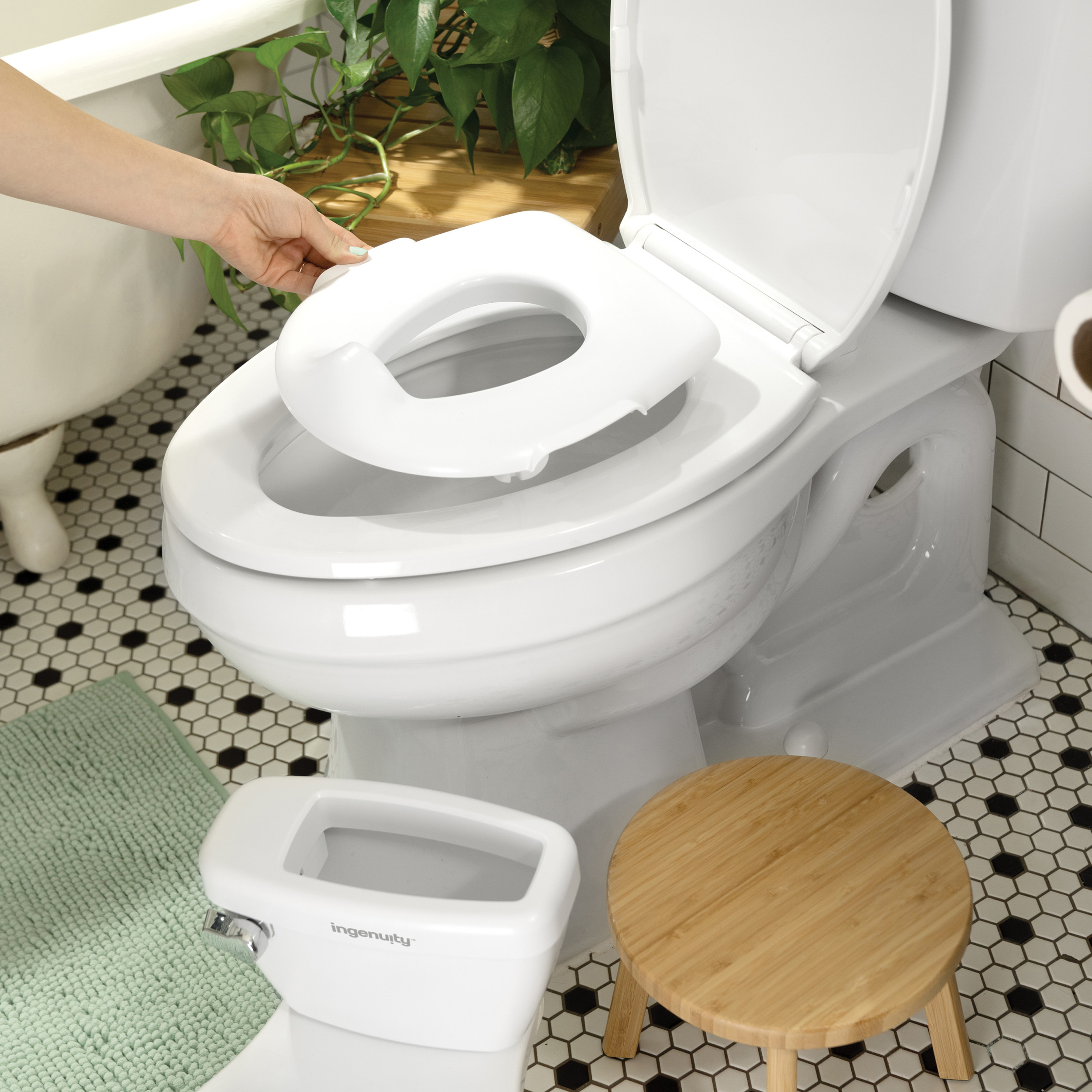 BRIGHT STARTS Entrenador de Baño My Size Potty Pro