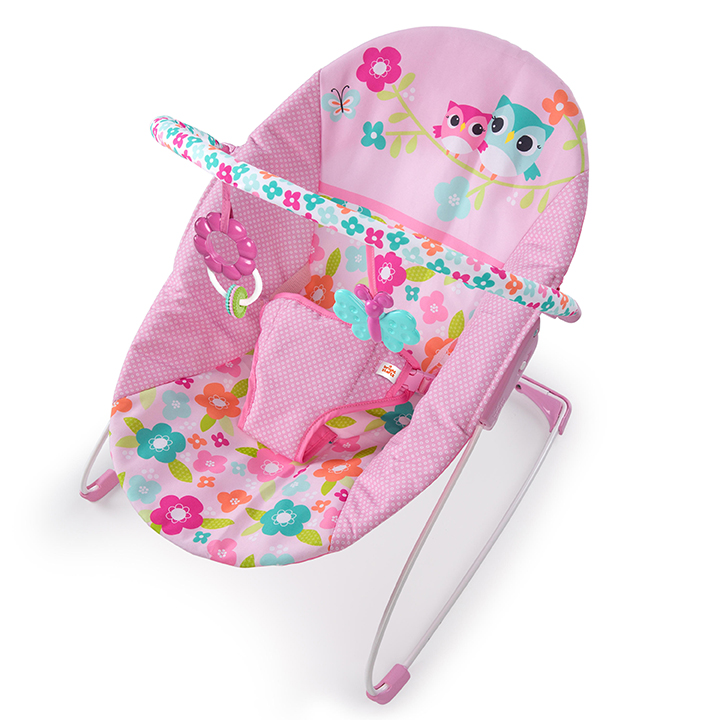 BRIGHT STARTS Bouncer con Vibración Fanciful Flowers
