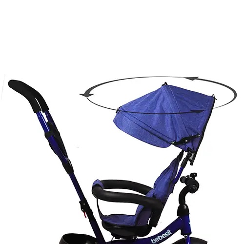 Bebesit Triciclo 360 Asiento Giratorio Azul