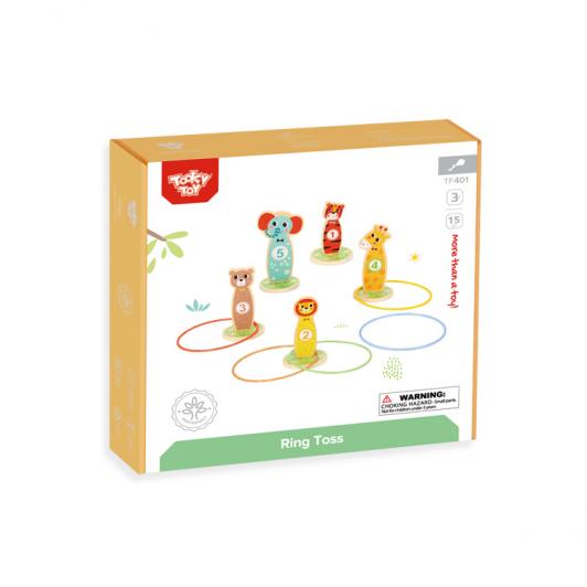 Tooky Toy Ring Toss Juego de Madera
