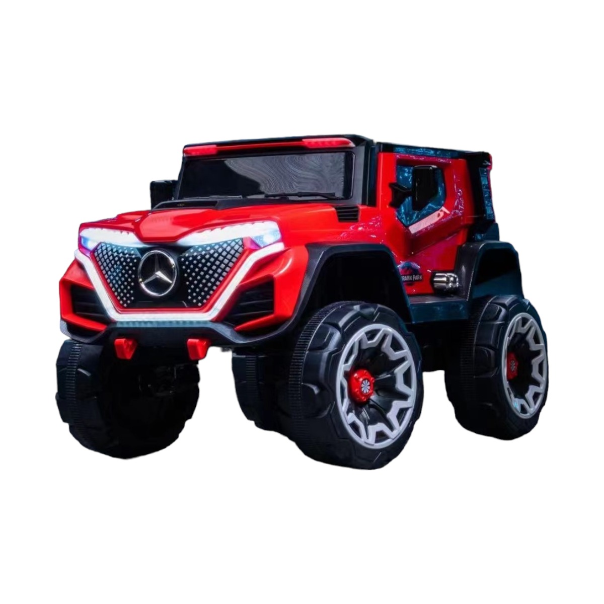 Bebesit Jeep DELUXE a batería 12V -Rojo