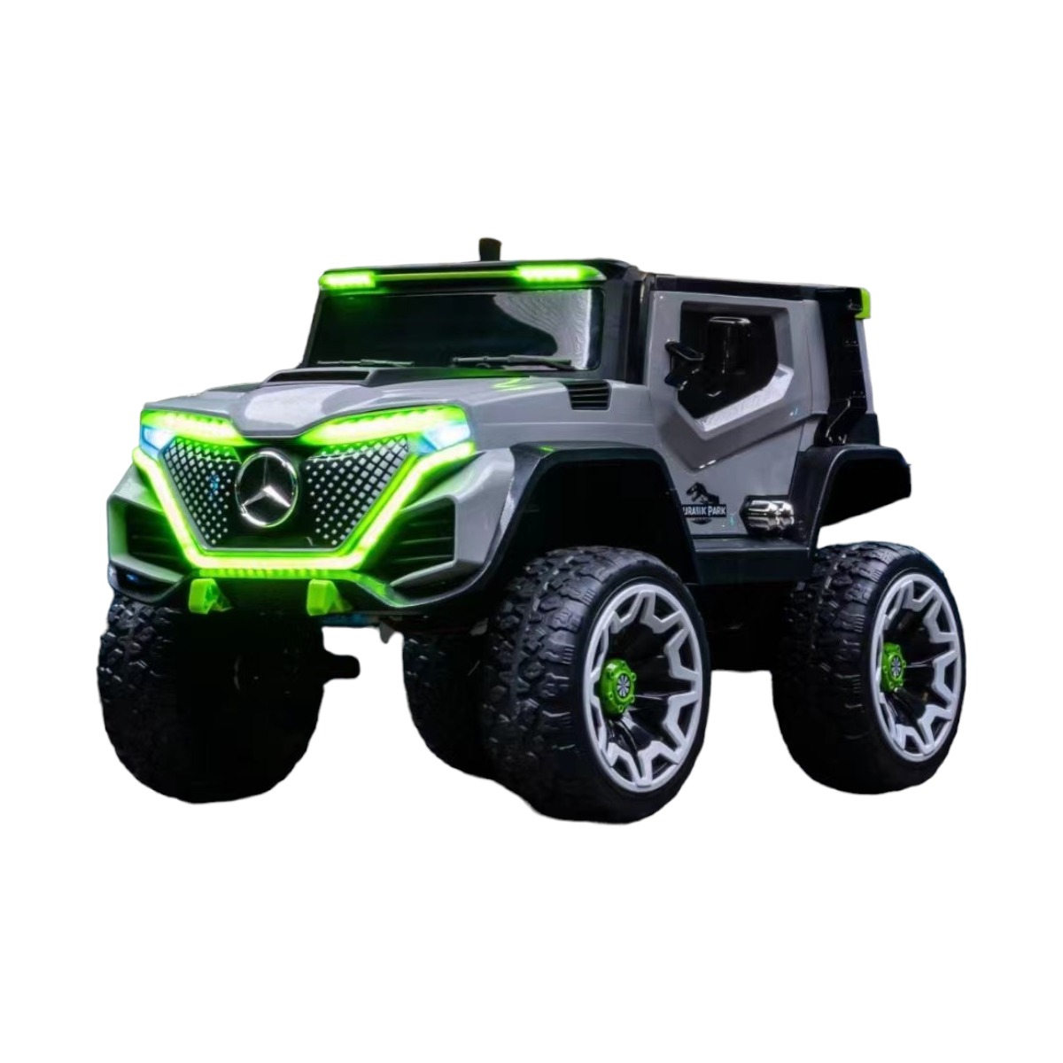 Bebesit Jeep DELUXE a batería 12V Verde