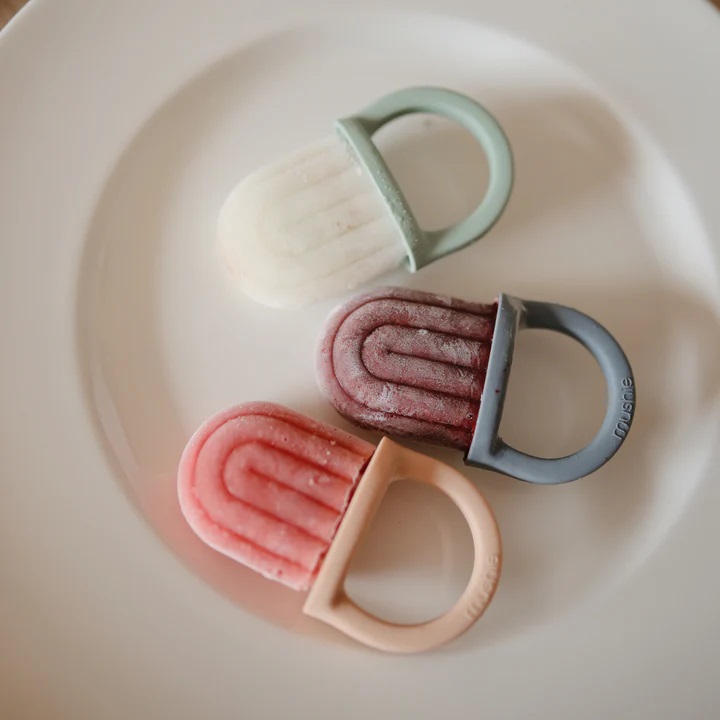Mushie Molde Silicona Para Helados Rosa