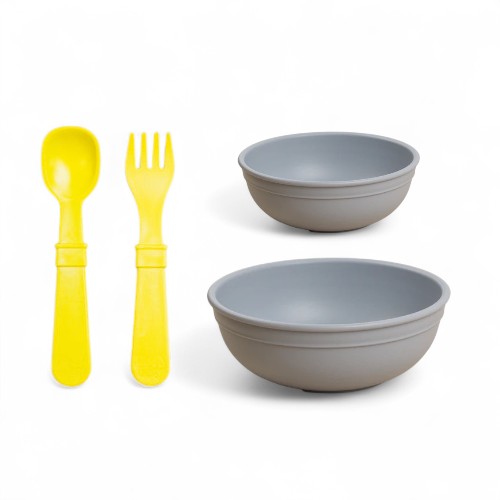 Set Mix Bowl grande + bowl chico + cubiertos