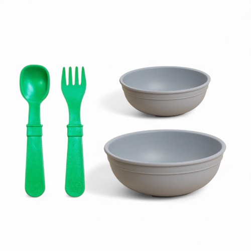 Set Mix Bowl grande + bowl chico + cubiertos