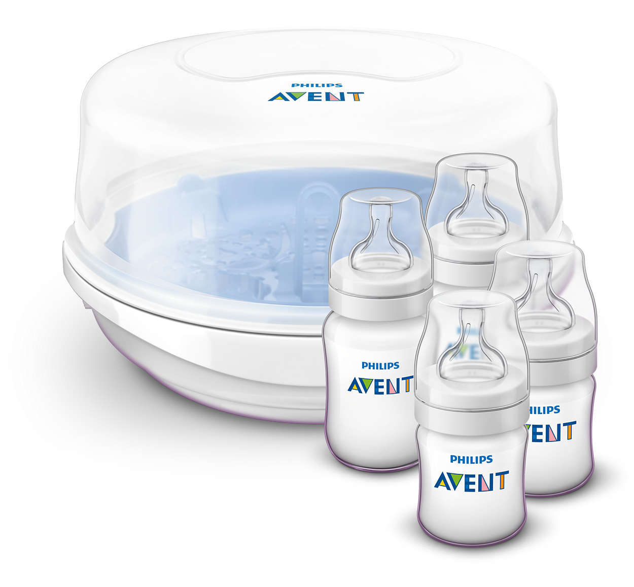 AVENT Esterilizador de Microondas con Biberones