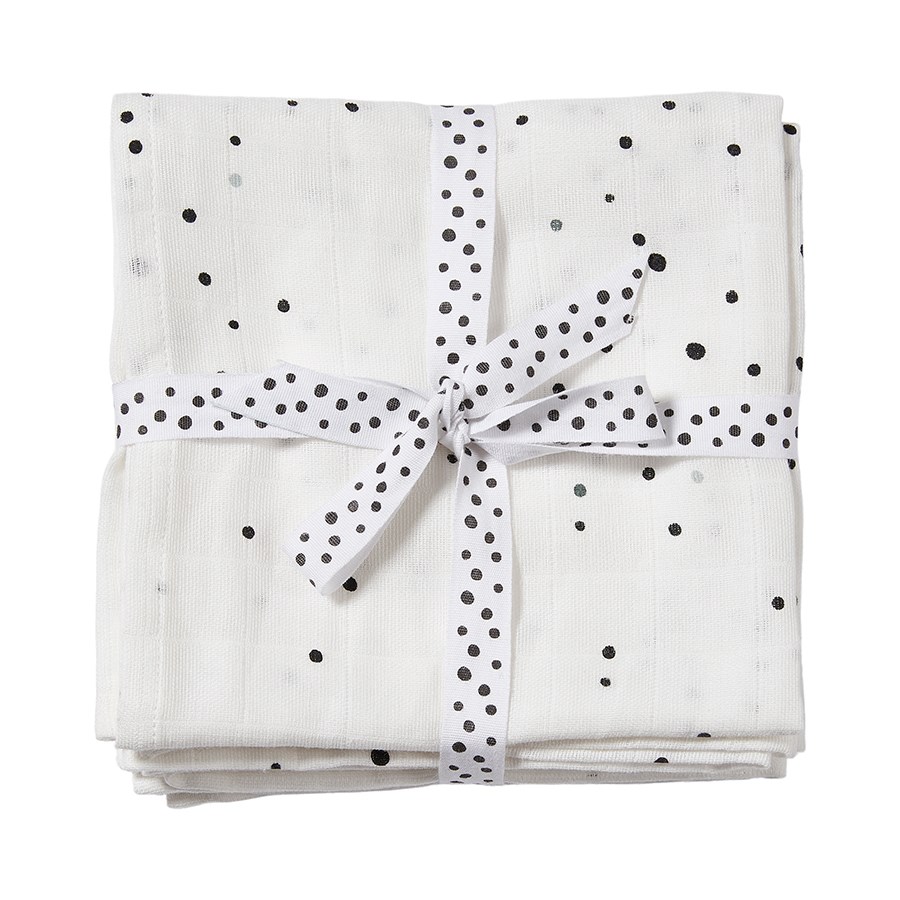 DoneByDeer Swaddle 2pk Blanco