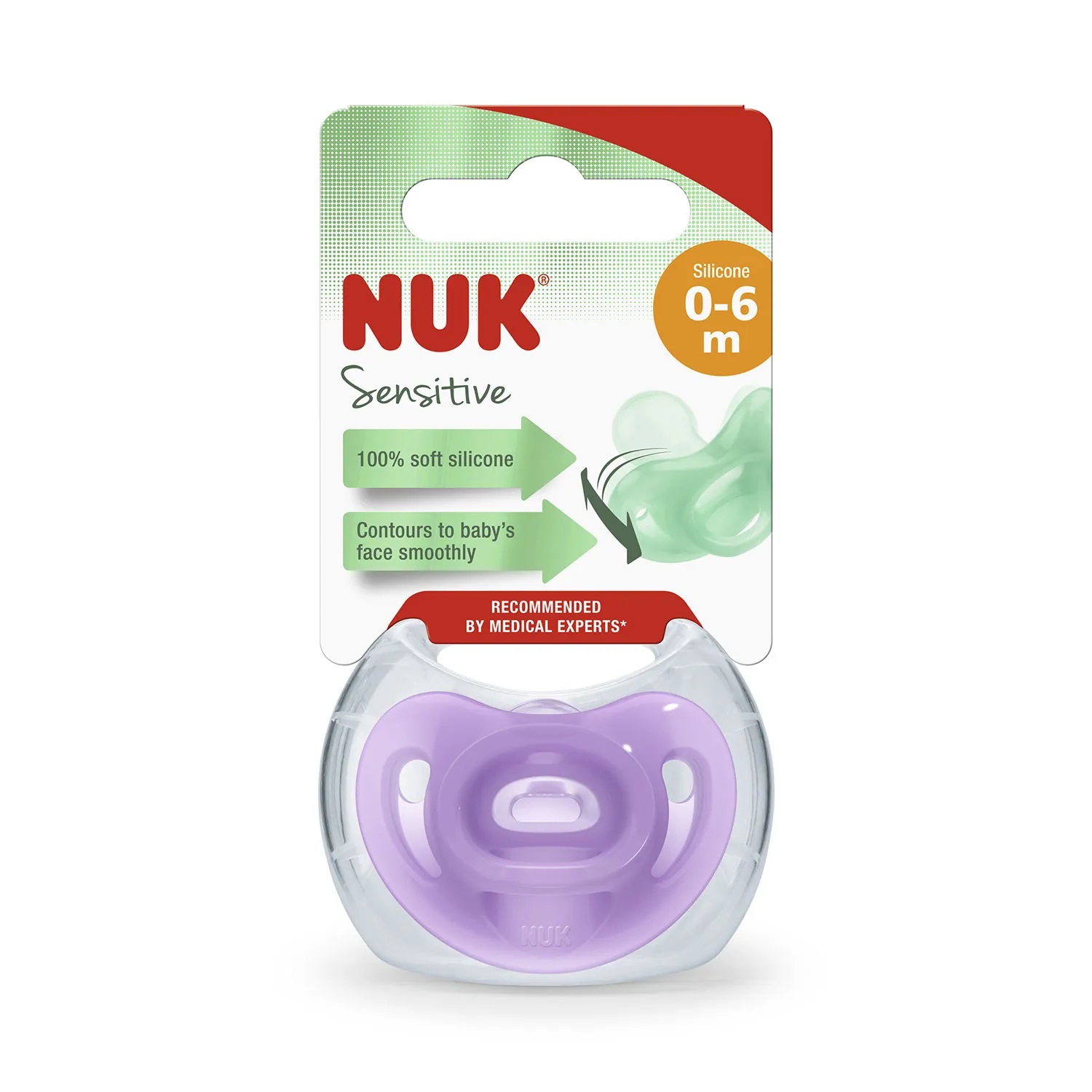 Nuk Chupete Silicona Sensitive Talle 1