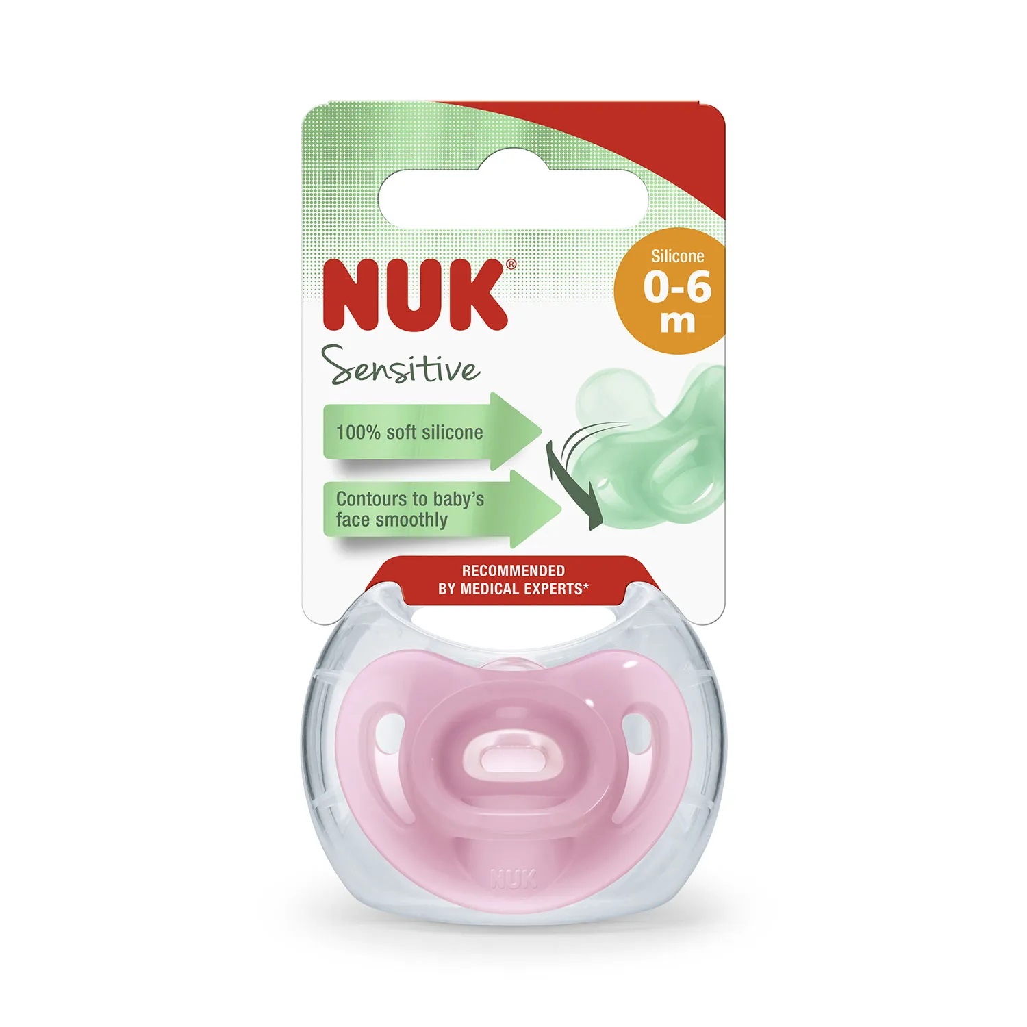 Nuk Chupete Silicona Sensitive Talle 1