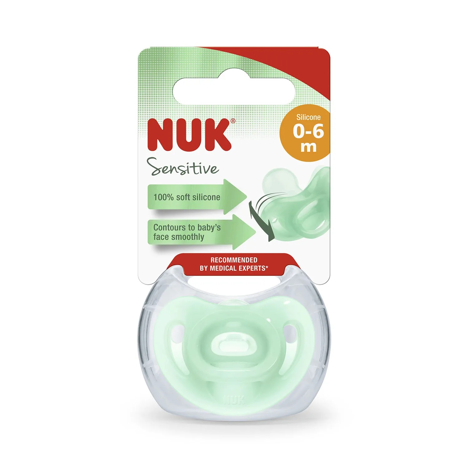 Nuk Chupete Silicona Sensitive Talle 1