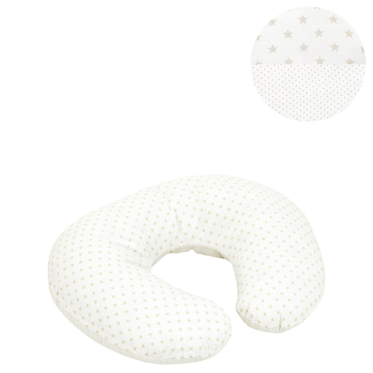 CAMBRASS Almohadon de lactancia star beige