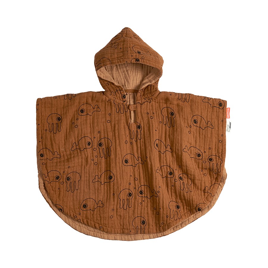 DoneByDeer Poncho Terracota