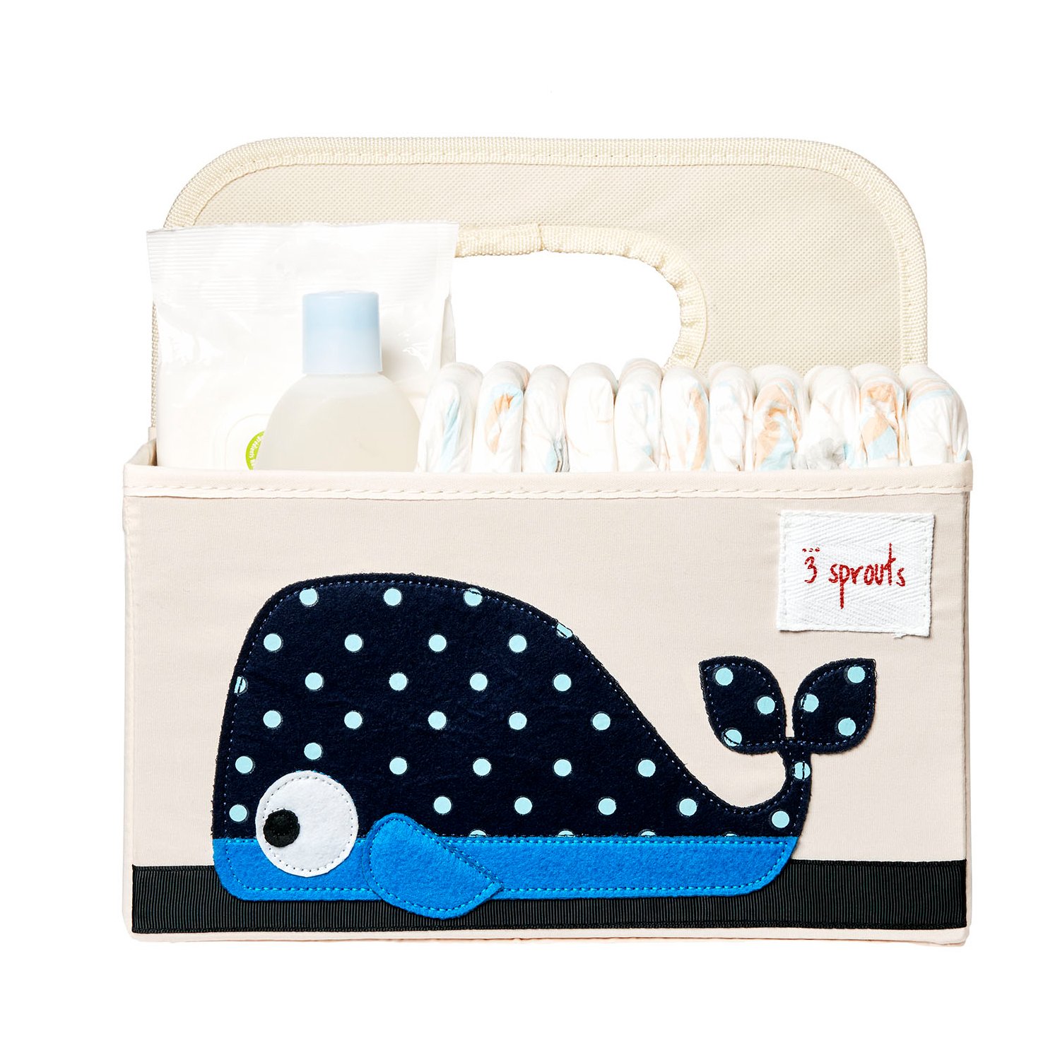 3 SPROUTS Organizador para Pañales Ballena