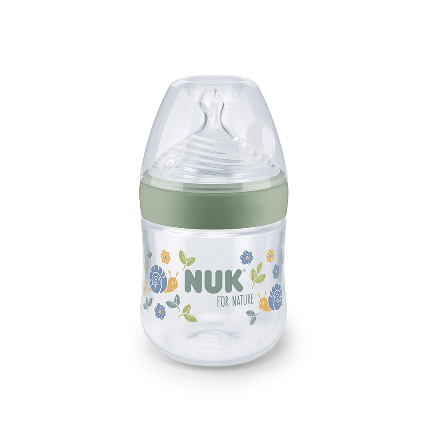 Nuk For Nature Biberón 150ml Silicona Verde