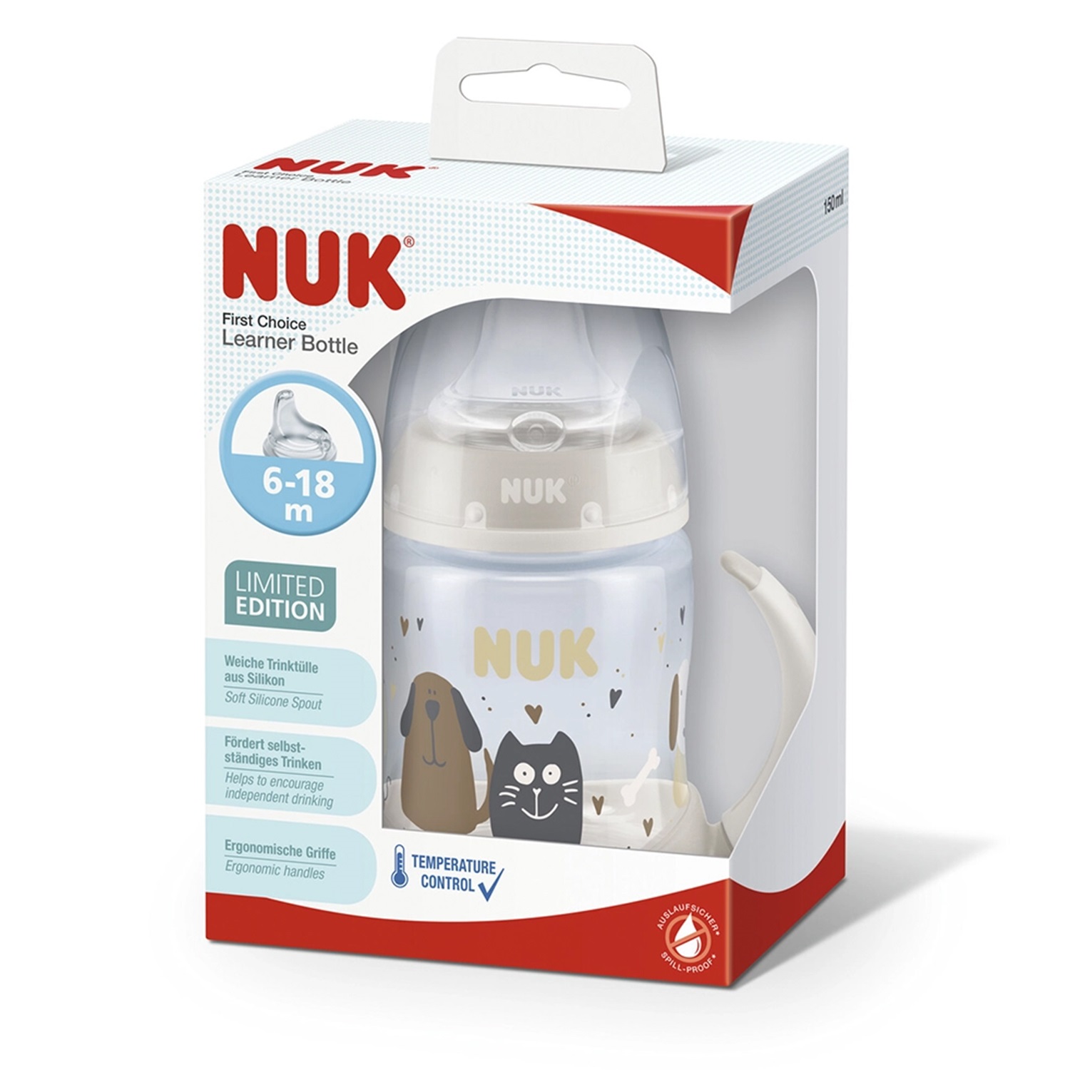 Nuk Vaso Aprendizaje First Choice 150ml +6m Blanco