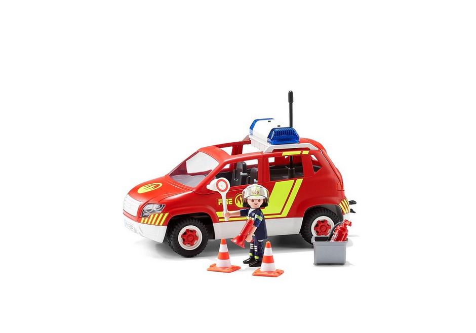 PLAYMOBIL Coche Jefe de Bomberos c/ Luces y Sonidos