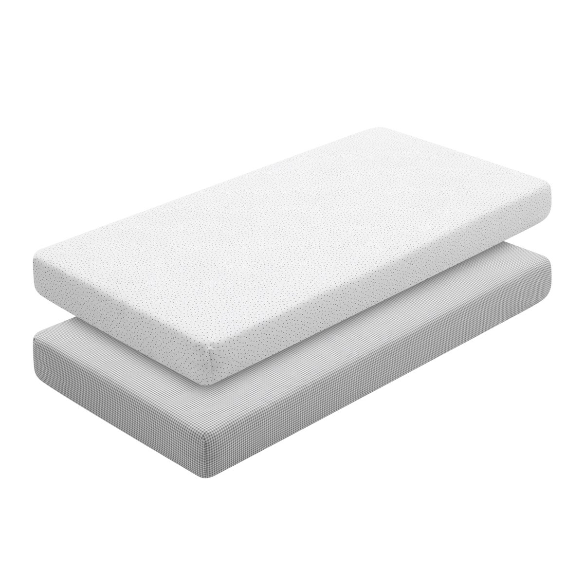 Cambrass Sabana Bajera Cuna x2 60x120 Vichy Gris