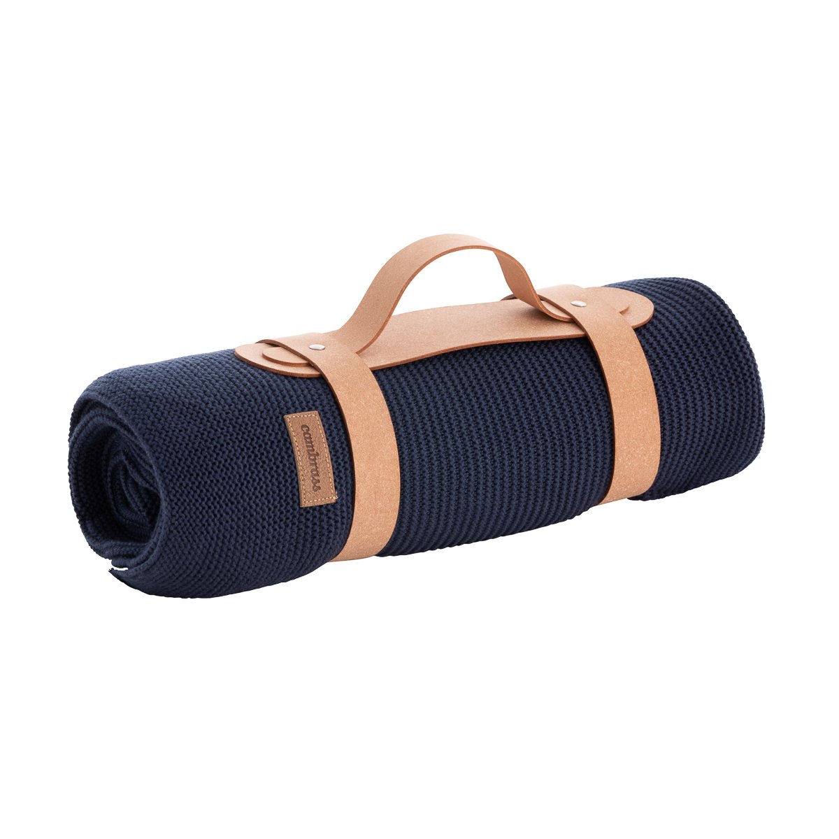 Cambrass Manta Punto Bamboo 80x100 Plain Azul Marino