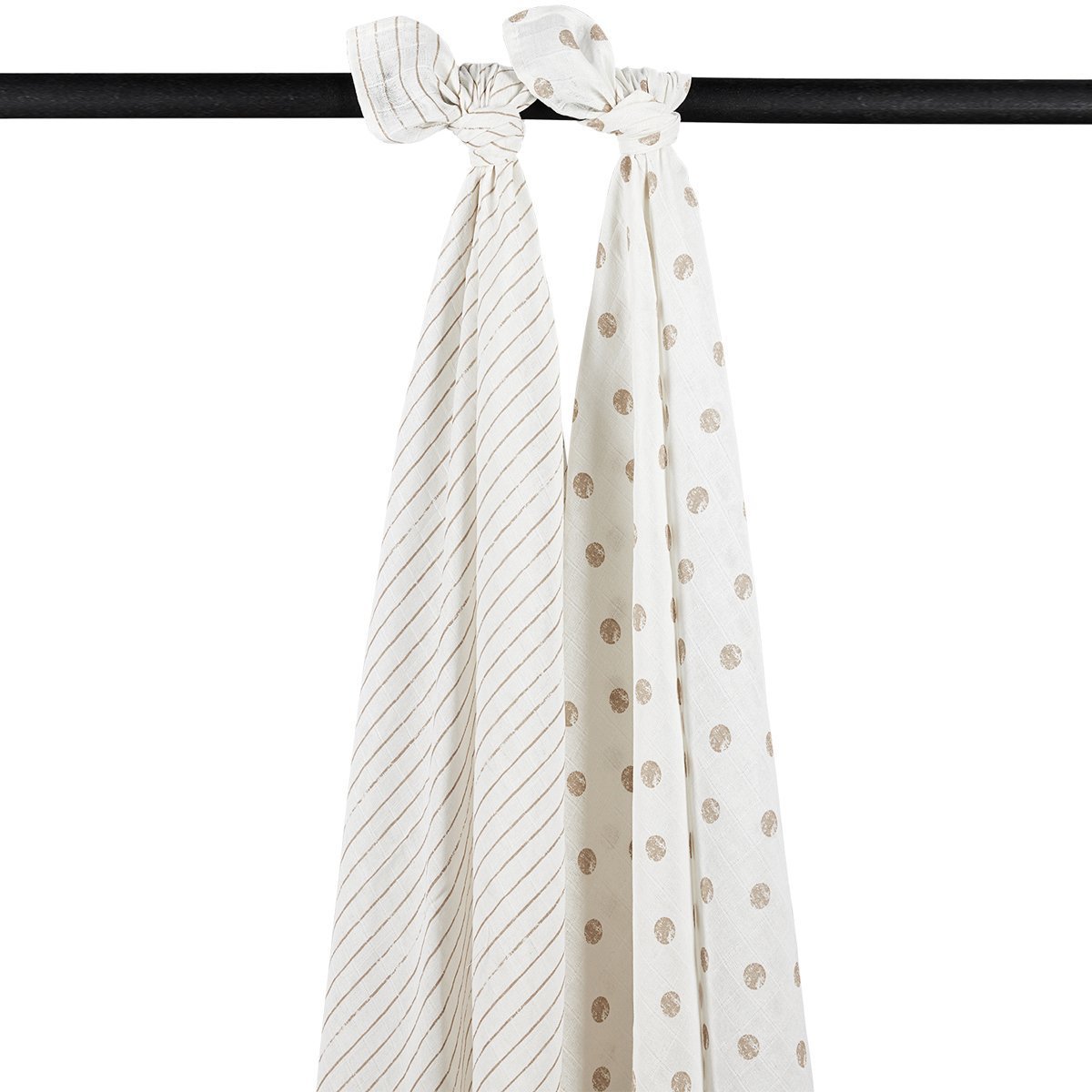 Meyco Muselina 120X120 Pack X2 Stripe Sand