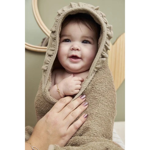 Meyco Capa de Baño con volado marrón