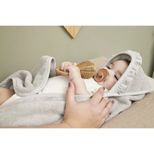 Meyco capa baño con volado Gris