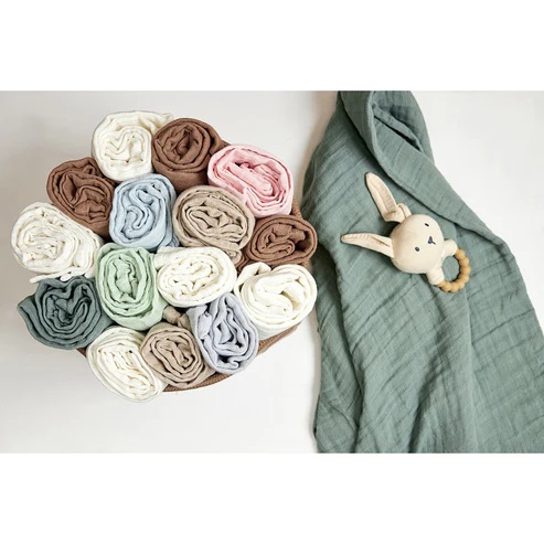 Meyco Muselina Lavada Pack X2 Grey/Sand