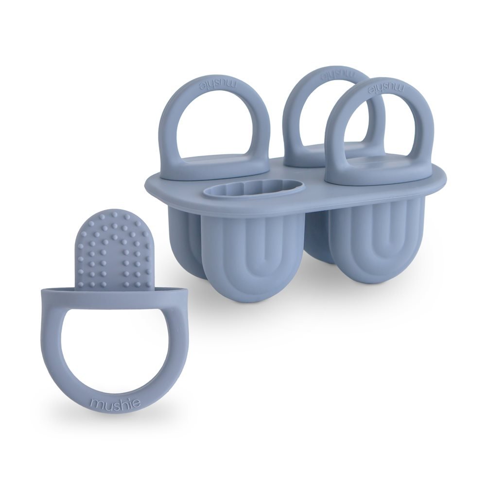 Mushie Molde Silicona Para Helados Azul