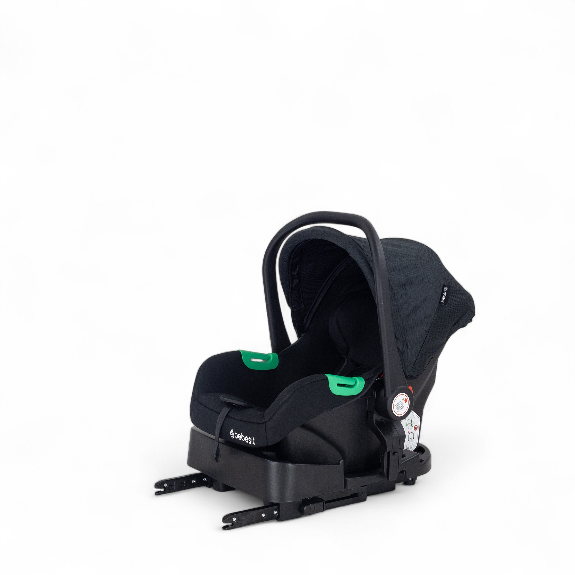 BEBESIT SUNSET TS con Baby Silla y Base gris  Isofix