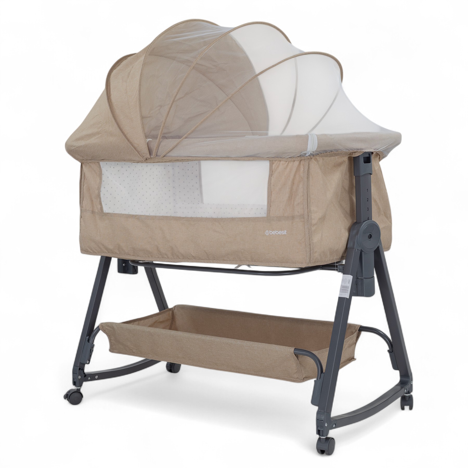 Bebesit Cuna Colecho Mecedora 2en1 Beige