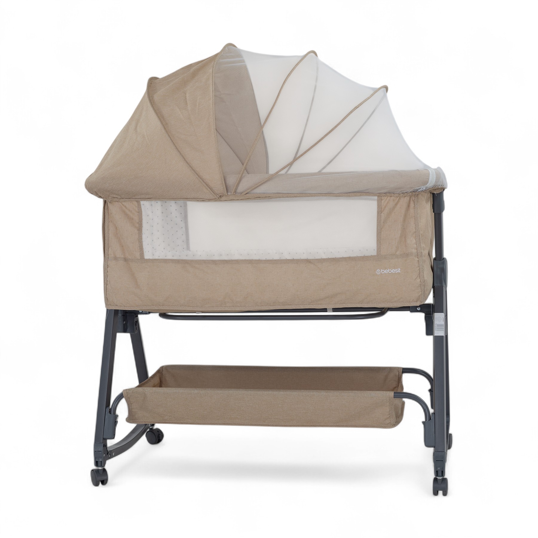 Bebesit Cuna Colecho Mecedora 2en1 Beige