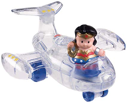 FISHER PRICE Mujer Maravilla y su avión invisible