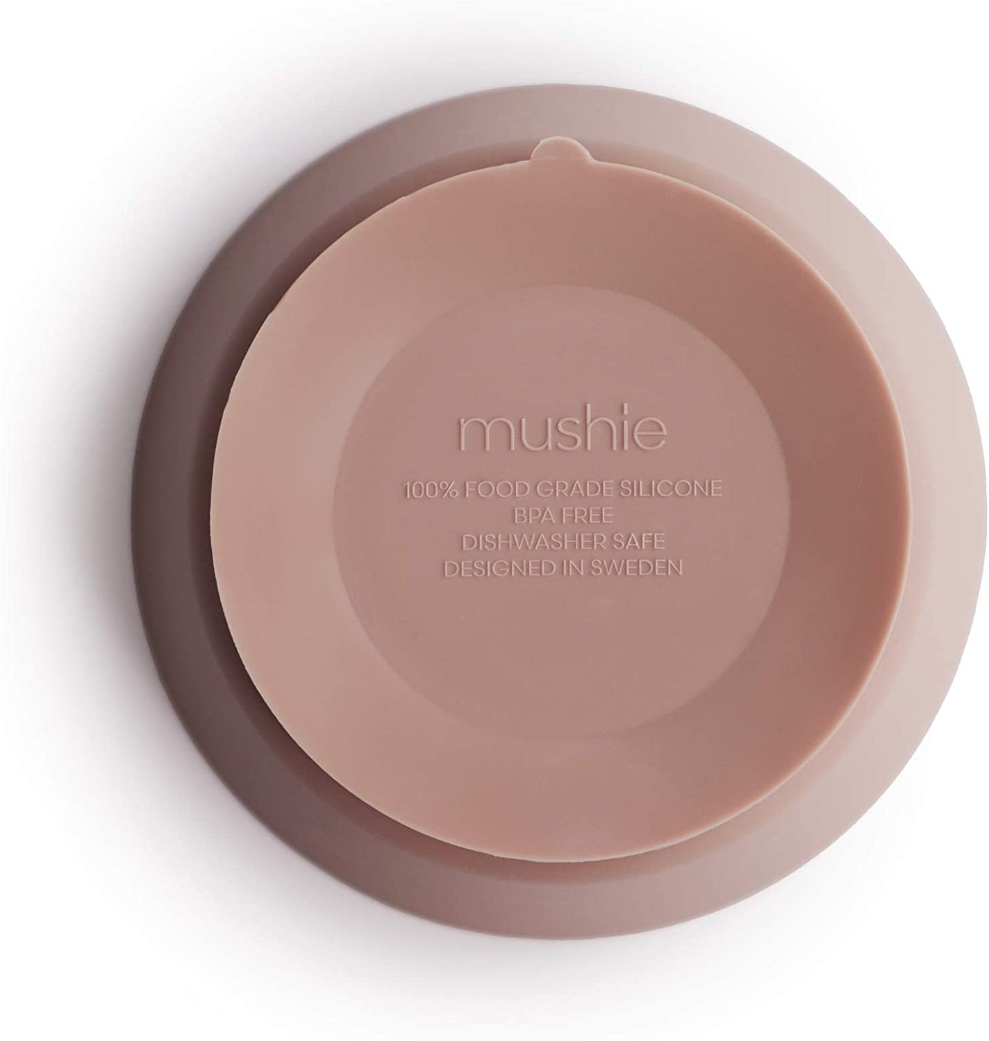 Mushie Bowl c/Ventosa Solid Blush