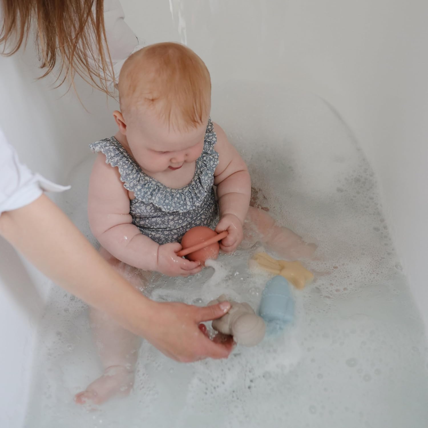 Mushie Jueguetes de Baño 4pzas Space Multi