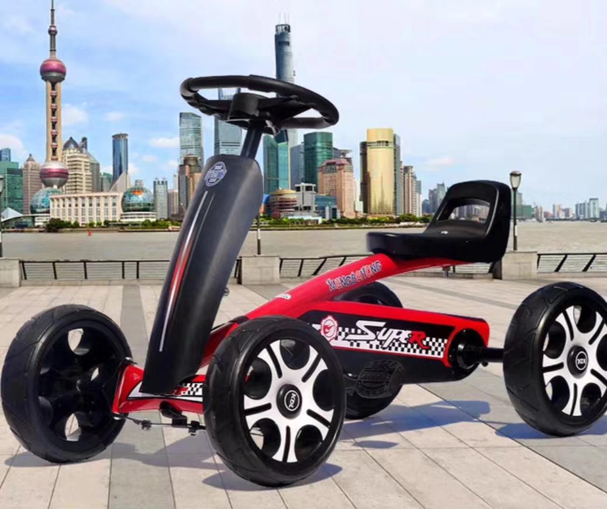 Bebesit Auto Go Kart rojo