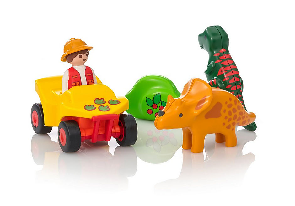 PLAYMOBIL Quad con Dinosaurios