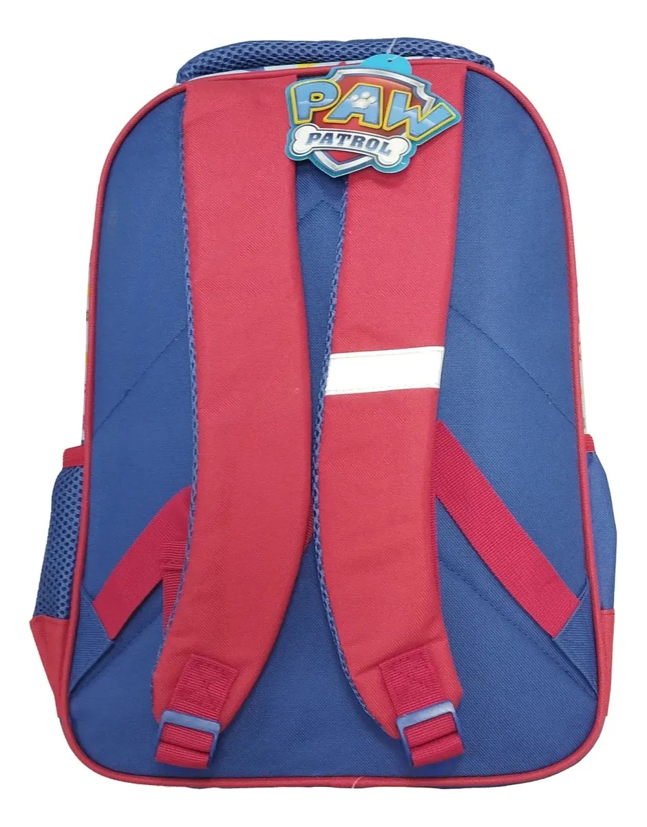 Mochila Paw Patrol Chase Con Porta Botella Y Bolsillo Delant Chase