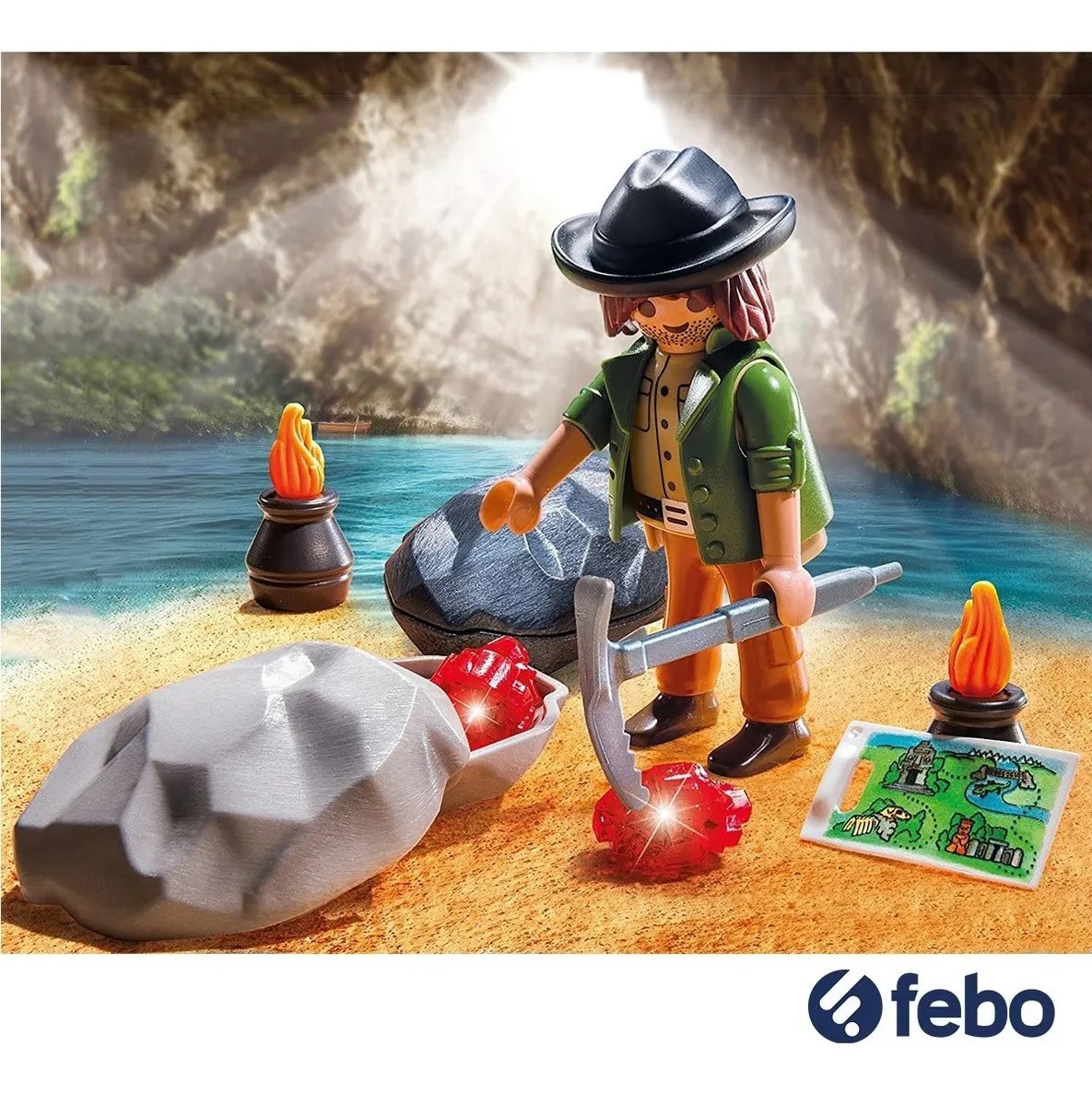 Play mobil Buscador De Gemas