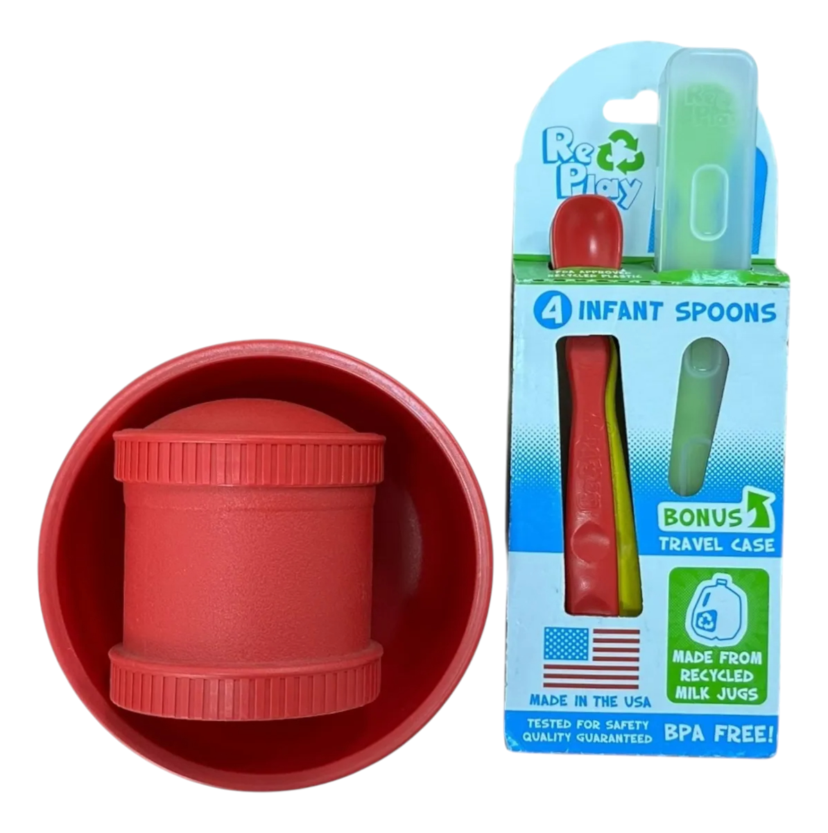 Replay Set Bowl Cucharas Y Recipiente