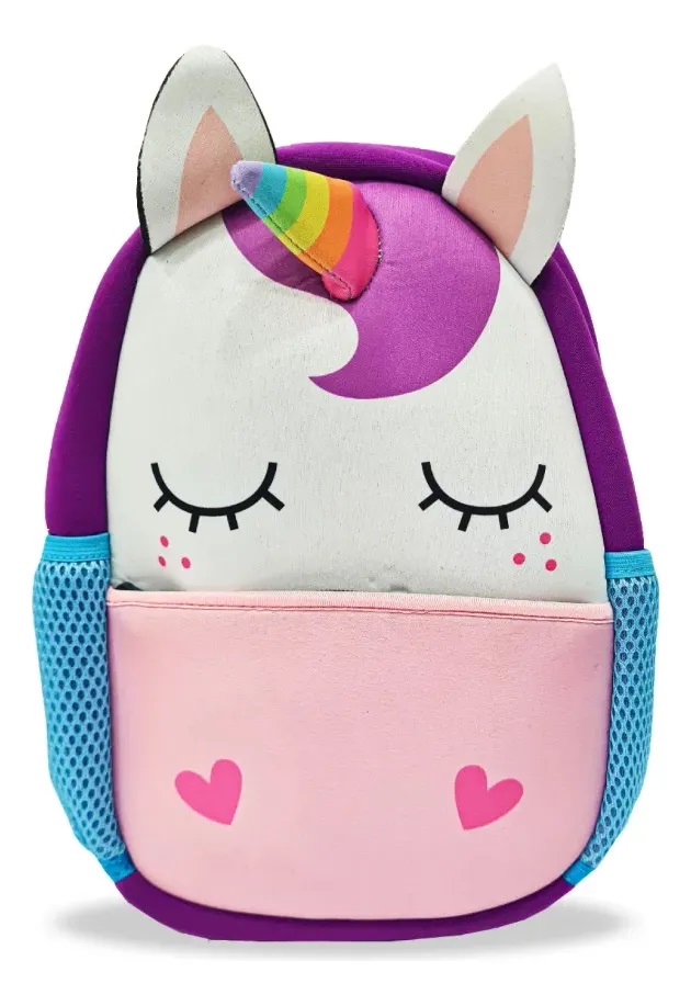 Mochila Neopreno Animales Liviana Y Lavable