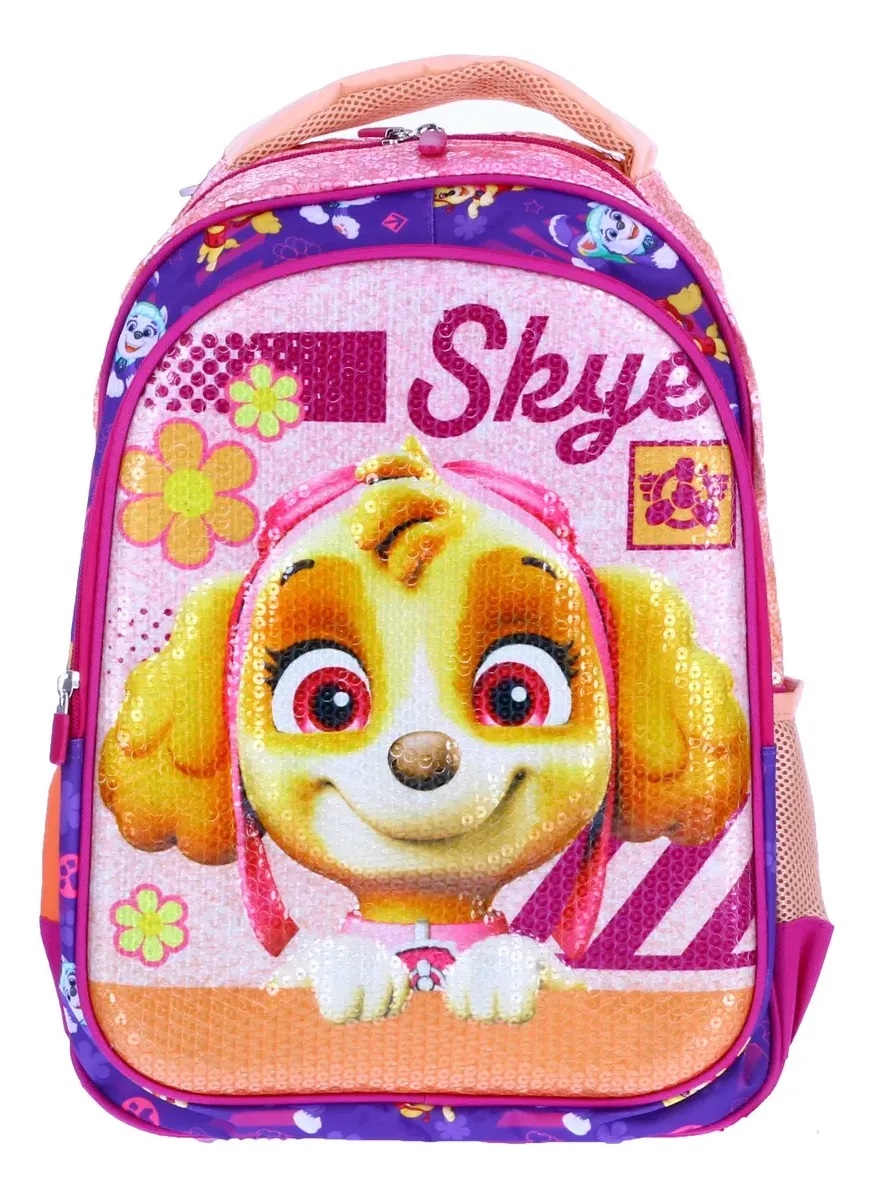 Mochila Disney Paw Patrol Skye Lentejuelas Bolsillos Skye