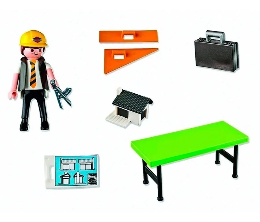 Playmobil Arquitecto con mesa de trabajo