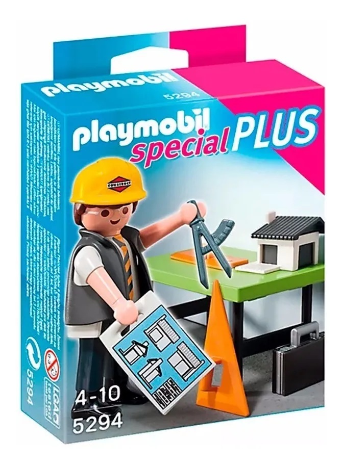 Playmobil Arquitecto con mesa de trabajo