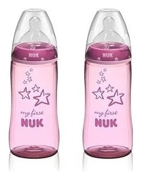 Nuk Biberón Rose First Choice x 2 300ml