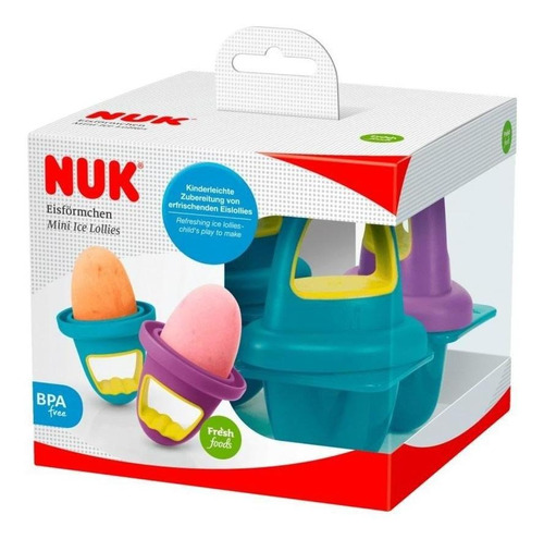 Nuk Set Ice Lolly Paletas de Helado 4un