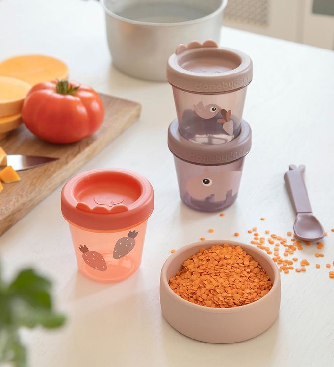 DoneByDeer Baby food container 3-pack Ozzo Powder