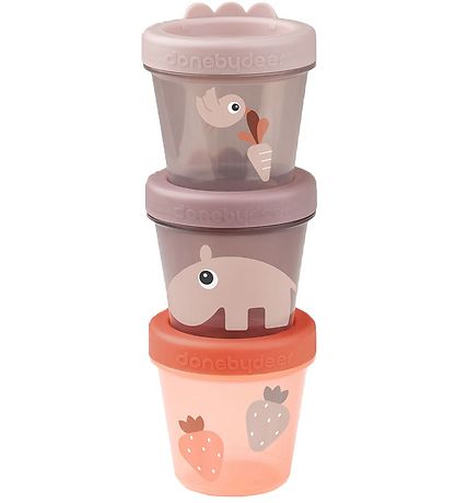 DoneByDeer Baby food container 3-pack Ozzo Powder