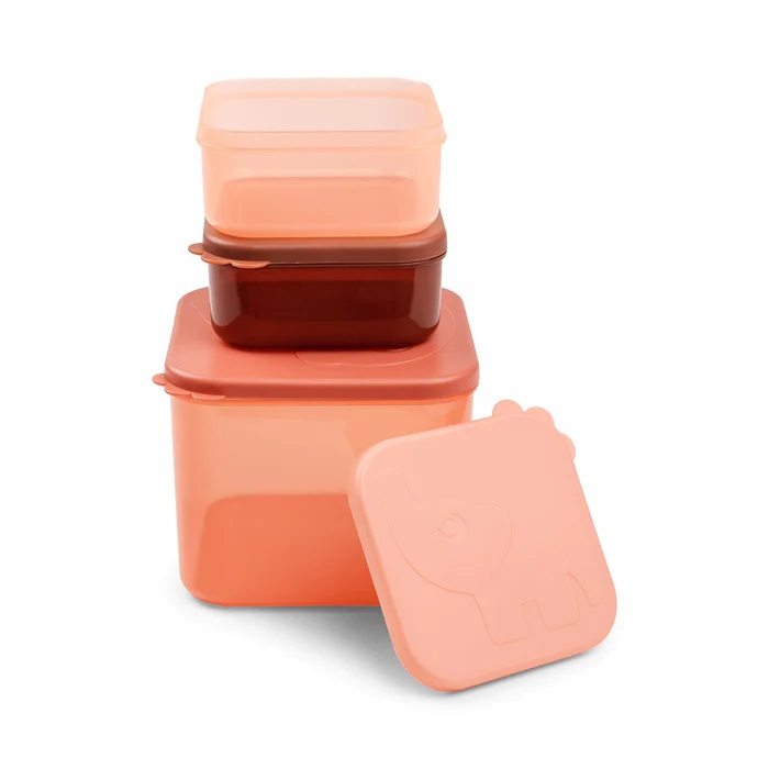 DoneByDeer Food storage container set L Elphee Papaya