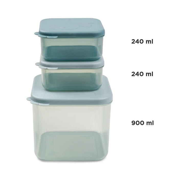 DoneByDeer Food storage container set M Elphee Blue